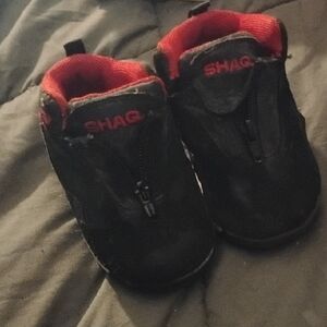 SHAG Kids Black and Red Sneakers